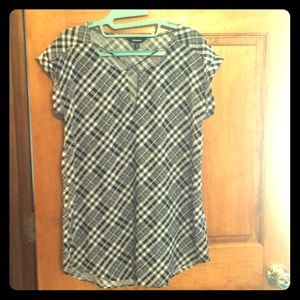 Black and white top from Express